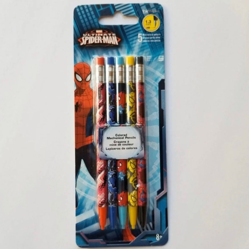 MARVEL SPIDERMAN 5 MECHANICAL PENCILS